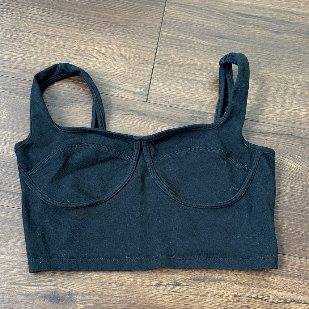 Black Women's Crop Top